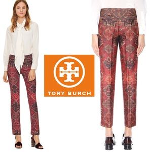 Tory Burch Silk Wool Pants Like New size 6